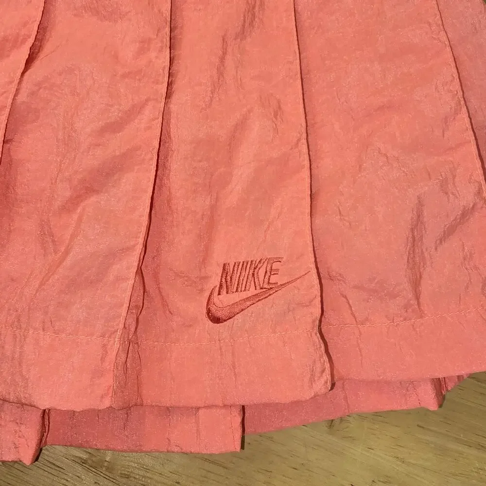 Vintage Y2k Nike Pleated Tennis Skirt Orange Size M (10-12)